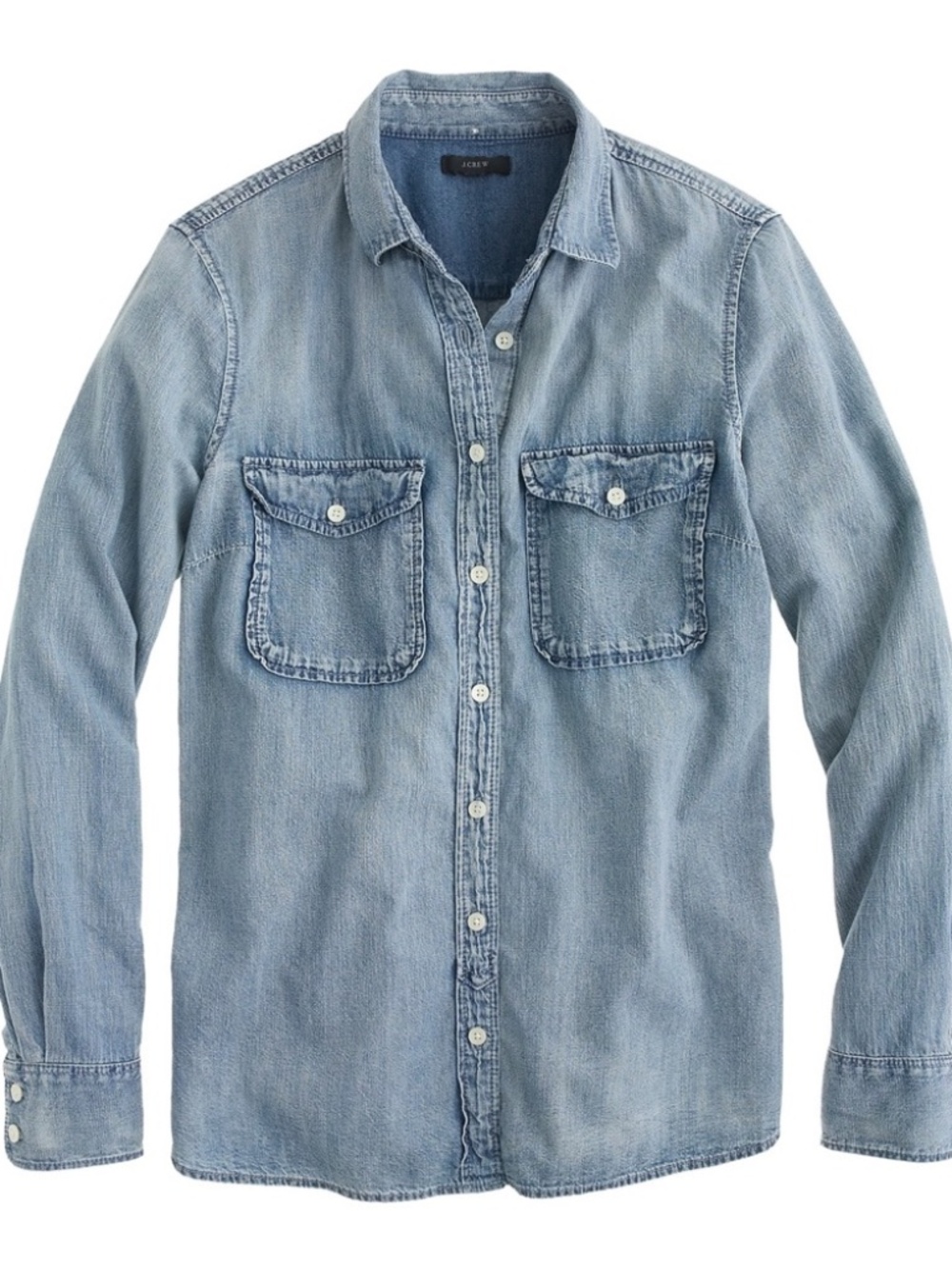 J.Crew Chambray Shirt in Indigo